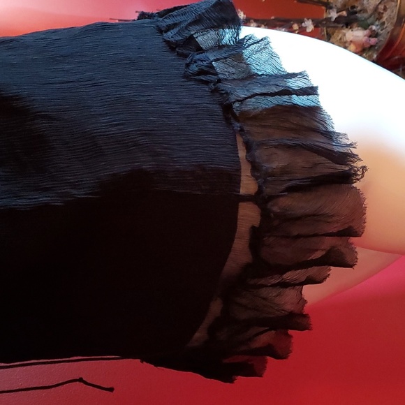 Rebecca Taylor black bustier designer bustier top Size 6 - Picture 4 of 8